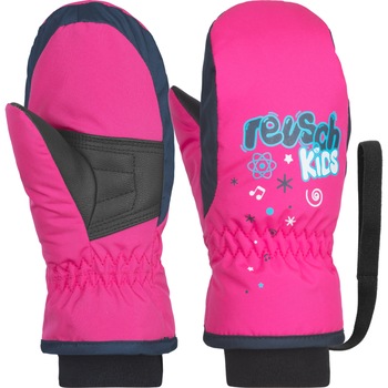Manusi ski Reusch Kids Mitten, pentru copii, Roz, marime IV Manusi ski Reusch Kids Mitten, pentru copii, Roz, marime IV