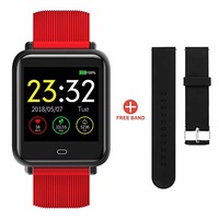 ceas smartwatch si bratara fitness digi fit q9 notificari apelurimesajefacebook 13quot display monitorizare ritm cardiac si tensiune arteriala multi-sport mode waterproof ip67 pedometru sync red edition  curea schimb bonus imagen 8_0_
0