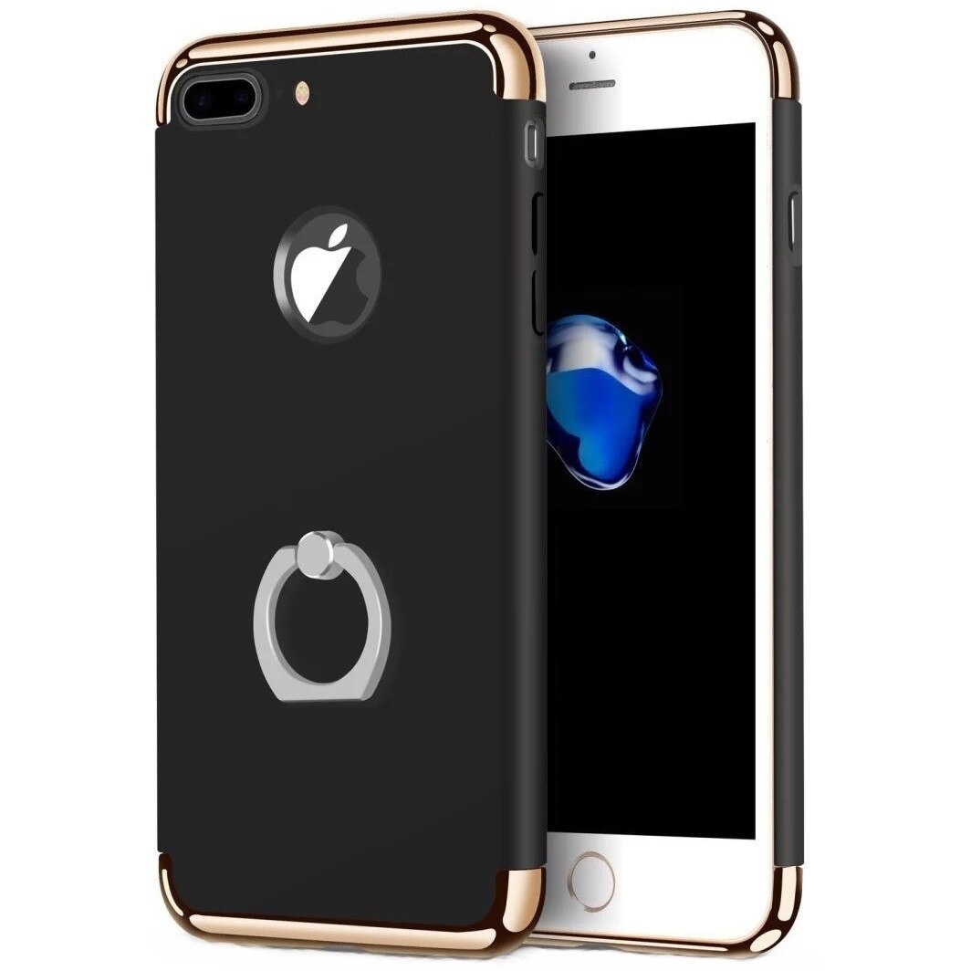 Husa Joyroom LingPai cu inel pentru iPhone 7 Plus, Negru