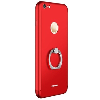 Husa Joyroom 360 Ring (fata + spate + folie sticla) pentru iPhone 6 Plus / 6S Plus, Red Husa Joyroom 360 Ring (fata + spate + folie sticla) pentru iPhone 6 Plus / 6S Plus, Red