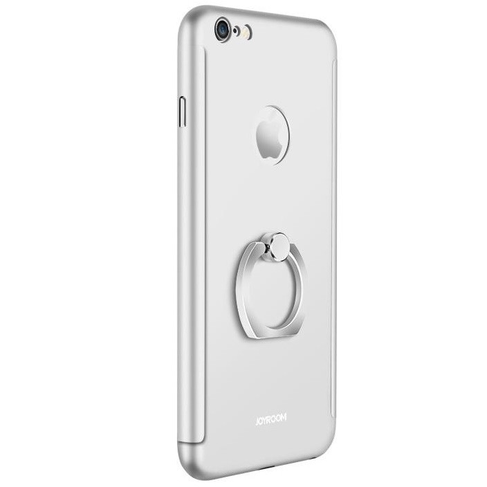 Husa Joyroom 360 Ring (fata + spate + folie sticla) pentru iPhone 6 Plus / 6S Plus, Silver