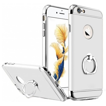 Husa Joyroom LingPai cu inel pentru iPhone 6 Plus / 6S Plus, Silver Husa Joyroom LingPai cu inel pentru iPhone 6 Plus / 6S Plus, Silver