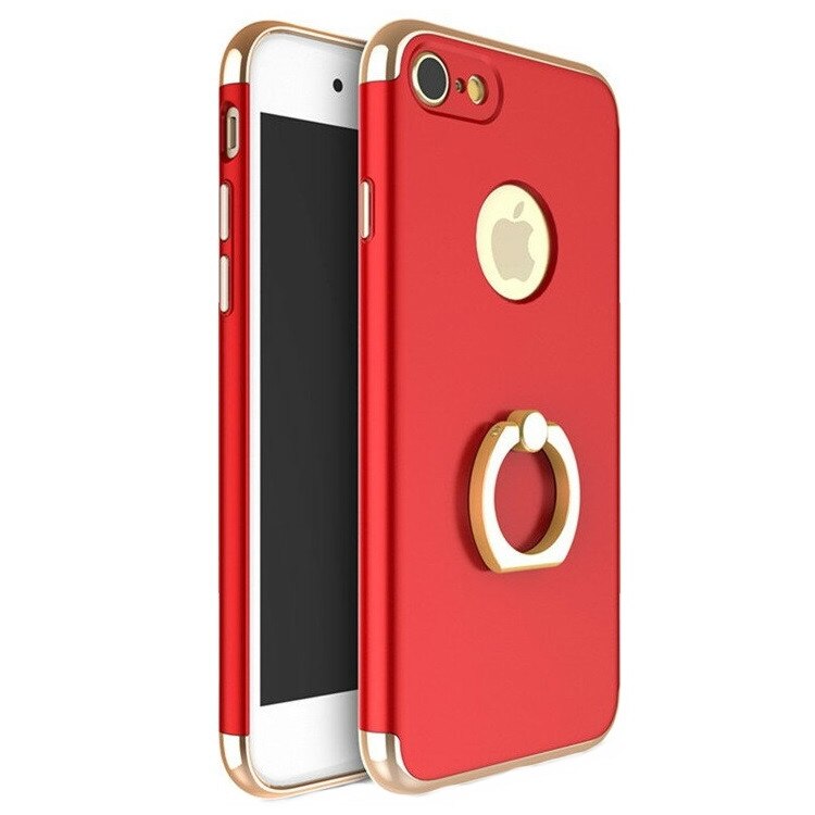 Husa Joyroom LingPai cu inel pentru iPhone 7, Rosu