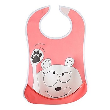Bavetica Badabulle Moale Pink Bear Bavetica Badabulle Moale Pink Bear