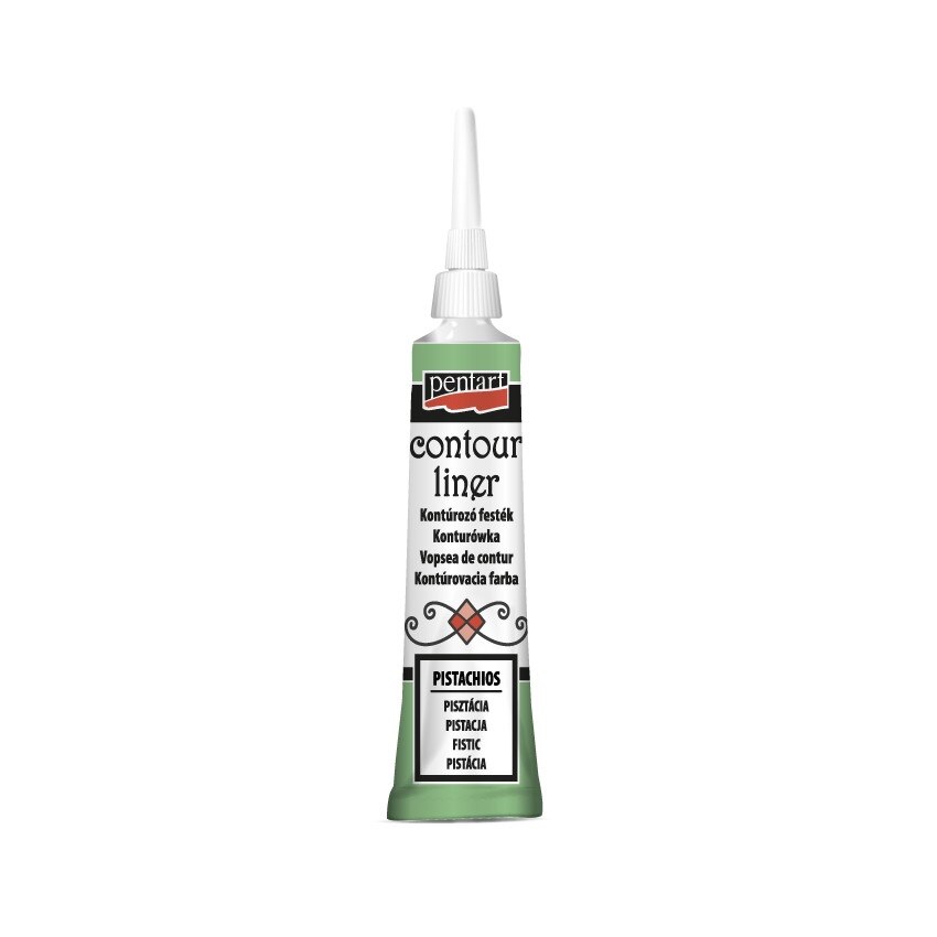 Vopsea contur universal Pentart - fistic, 20 ml