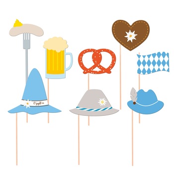 Recuzita cabina foto Oktoberfest Party 10 buc Recuzita cabina foto Oktoberfest Party 10 buc