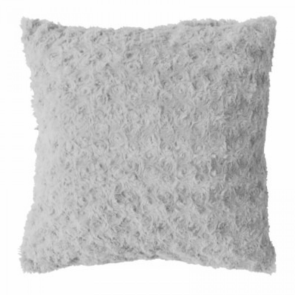 Perna decorativa 40 x 40 gri imitatie blana Himalaya