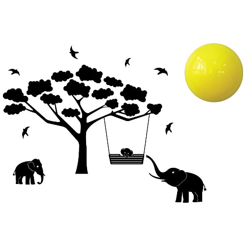 Lampa BabyZoo si Decoratiune pentru Camera Copilului Mumbo