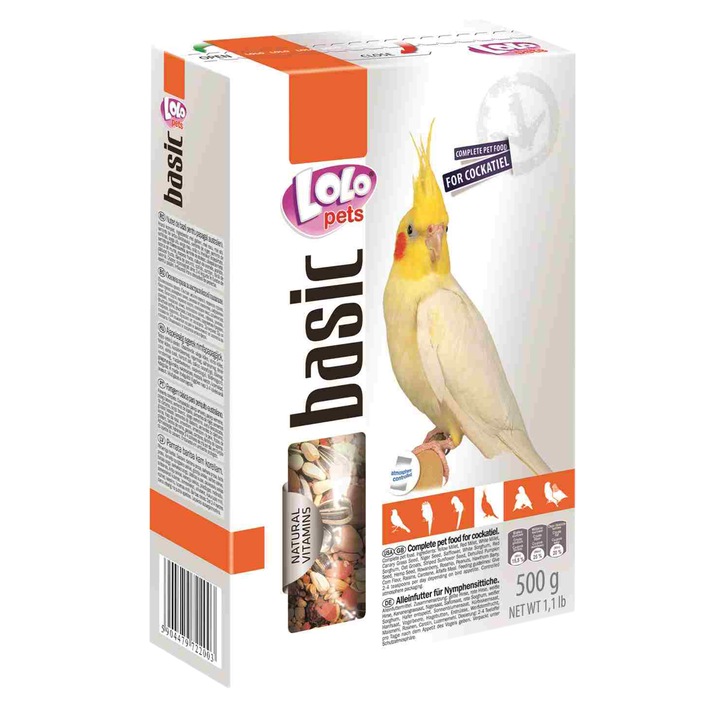 Hrana de baza pentru Nimfe Lolo Pets, 500 g