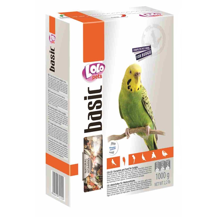 Hrana de baza pentru Perusi Lolo Pets, 1 Kg