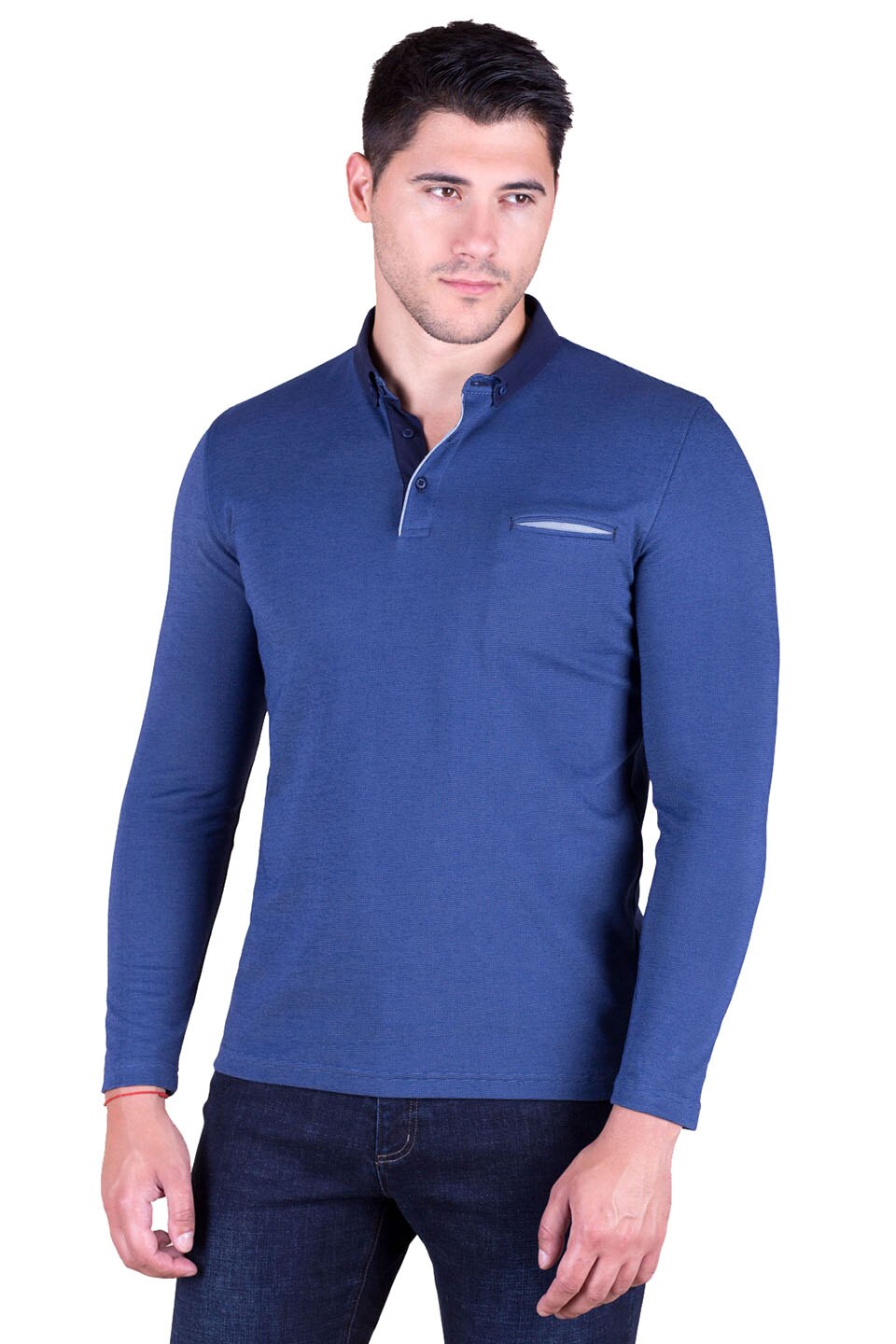 Bluza pentru barbati STYLER, model 18214, albastru inchis