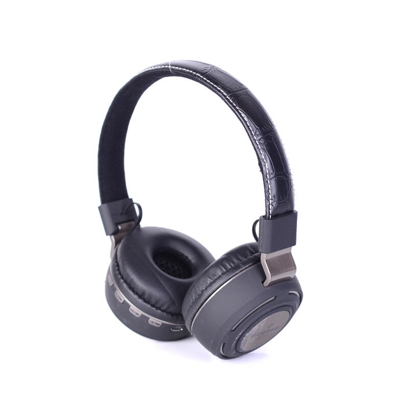 Casti audio Amobis KL-23 /AZ-11, Bluetooth, FM, AUX, SD, MP3, microfon incorporat, Negru / Gri