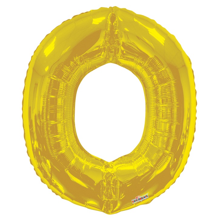 Balon folie, litera O mare, auriu, 86 cm - Conver USA