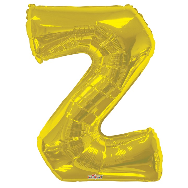 Balon folie, litera Z mare, auriu, 86 cm - Conver USA