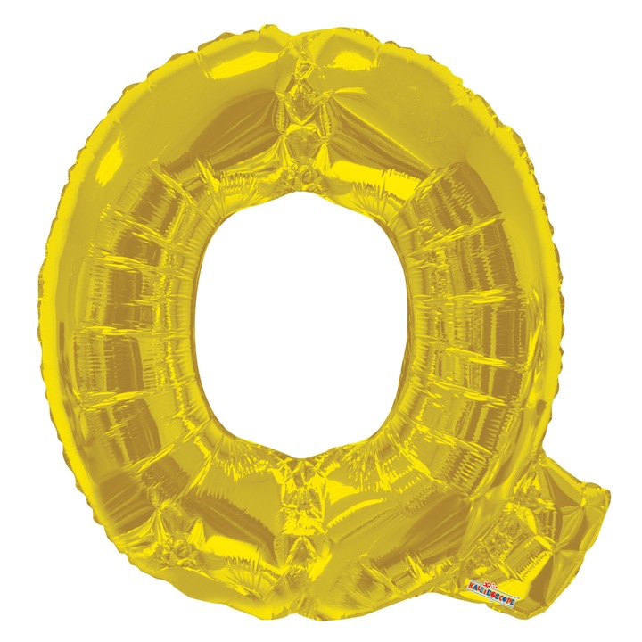 Balon folie, litera Q mare, auriu, 86 cm - Conver USA
