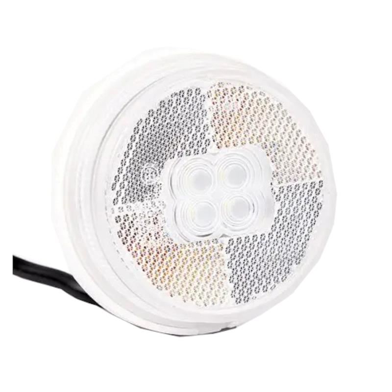 Lampa gabarit fi80, LED, alba, 12-30V, FT-060 B Fristom