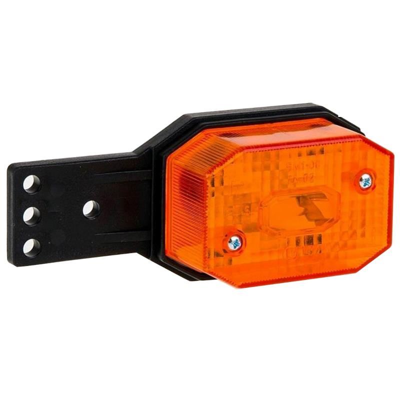 Lampa gabarit 63x42, bec, galbena, cu suport lateral plat, FT-001-Z2 Fristom