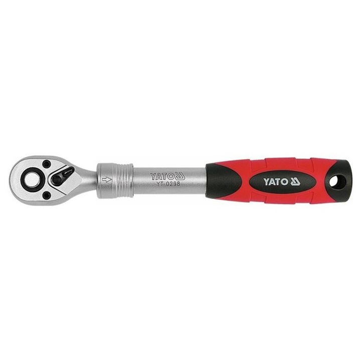 Yato racsnis hajtókar 72 fog 3/8" teleszkópos