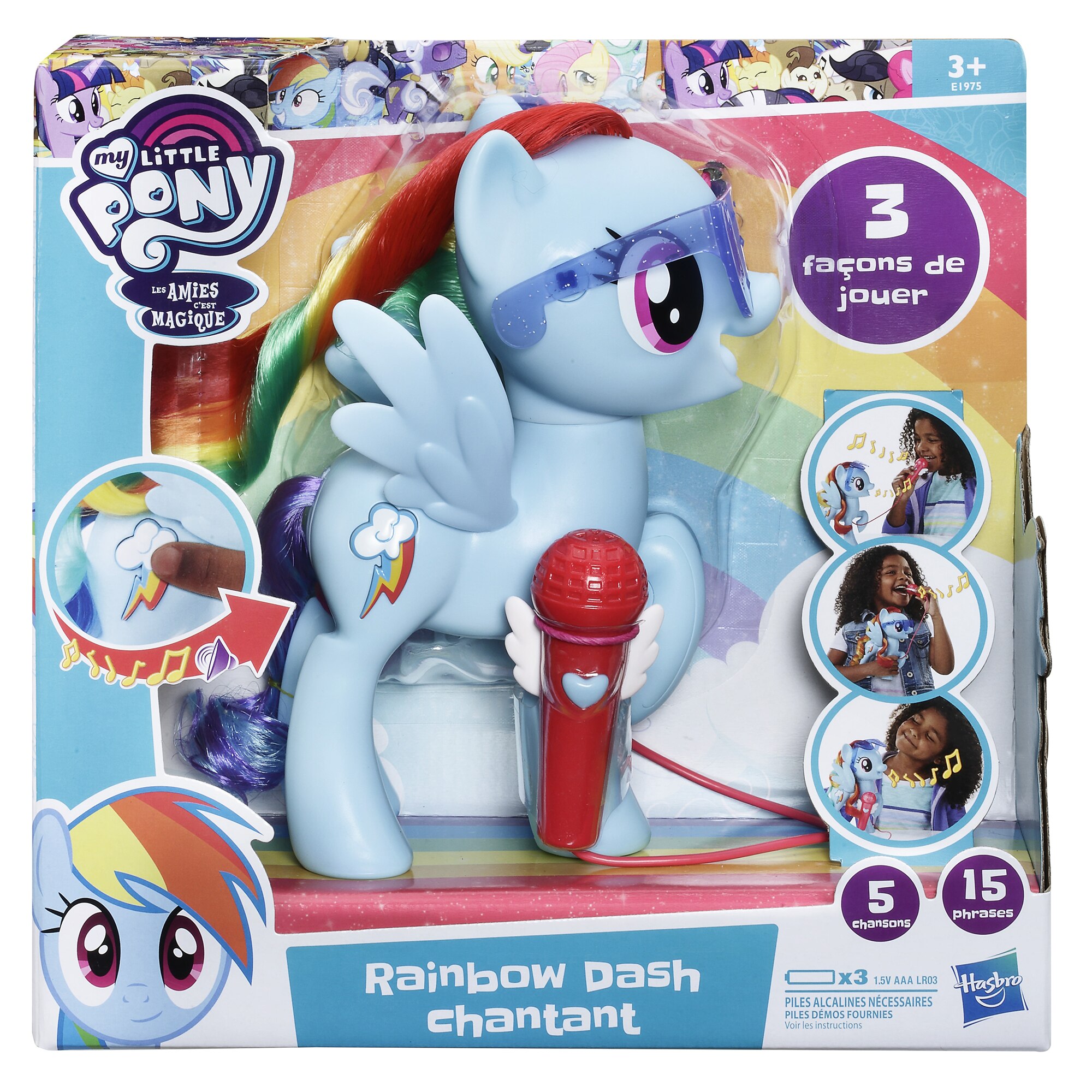 affix Erase plan Figurina My Little Pony, Rainbow Dash cu microfon - eMAG.ro