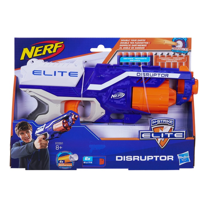 Nerf Játékfegyver, N-Strike Elite Disruptor Accustrike lövedékkel
