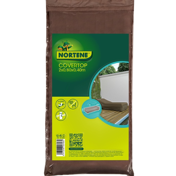 Husa protectie pentru sezlong gradina 200 x 80 x 40 cm