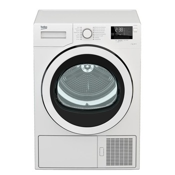 Uscator de rufe Beko DS7433RX, Pompa de caldura, 7 kg, 16 programe, Clasa A++, Alb Uscator de rufe Beko DS7433RX, Pompa de caldura, 7 kg, 16 programe, Clasa A++, Alb