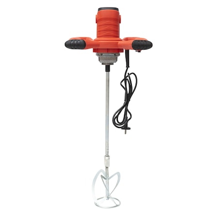 Pachet promo: Masina de amestecat 2050W, 1 paleta, CAMPION 6205, Mixer Mortar + Malaxor, AwTools, Otel, M14, 100mm x 540mm, Argintiu