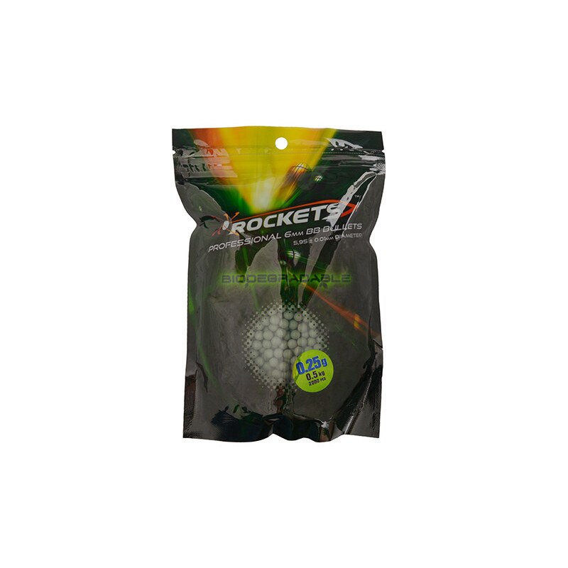 Bile Airsoft Rockets Professional BIO 0.25g BBs - 0.5kg