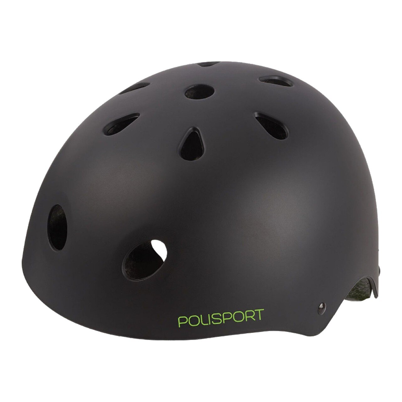 Casca Bmx Polisport Urban Radical - 53-55 Cm, Negru-Verde