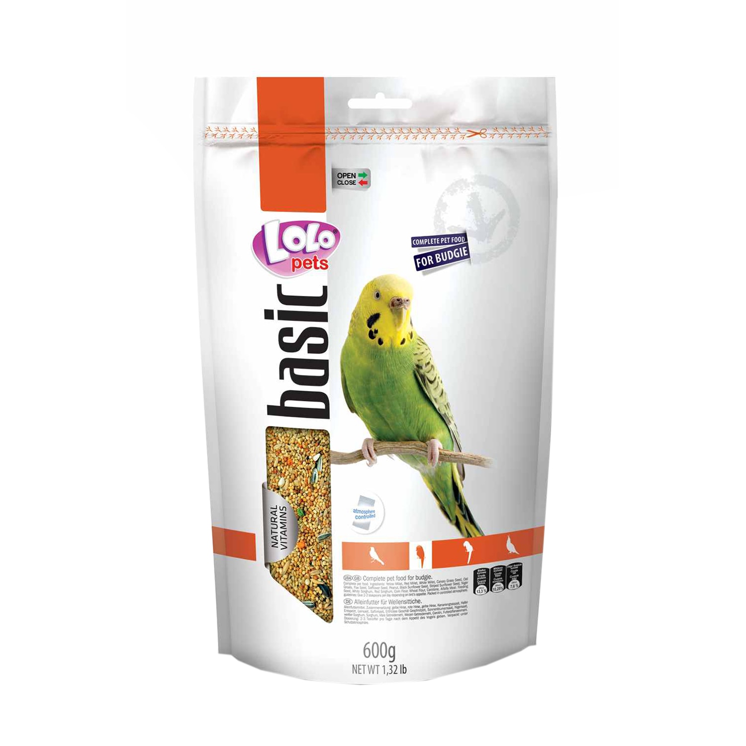 Hrana completa pentru Perusi Lolo Pets, 600 g