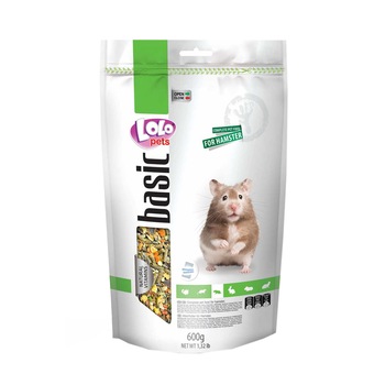 Hrana Completa pentru Hamsteri Lolo Pets, 600 g Hrana Completa pentru Hamsteri Lolo Pets, 600 g