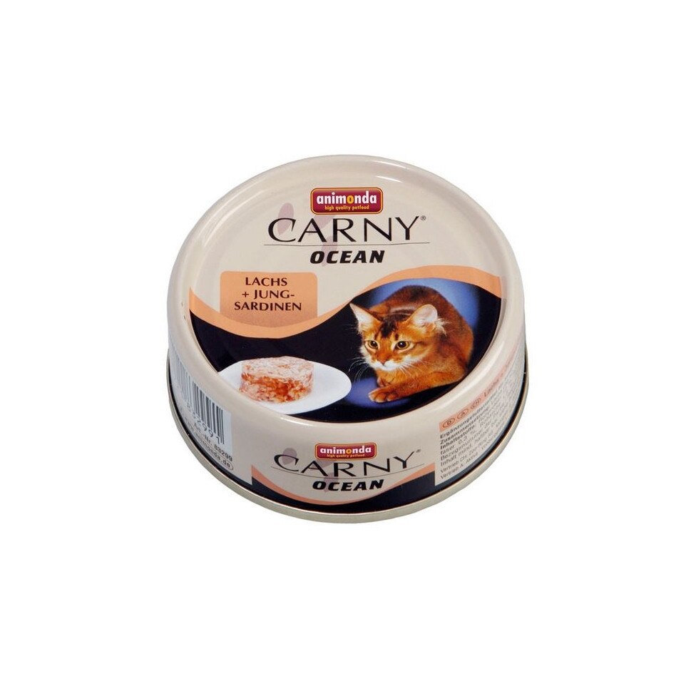 Hrana pentru pisici Carny Ocean Somon+Sardine 80 gr