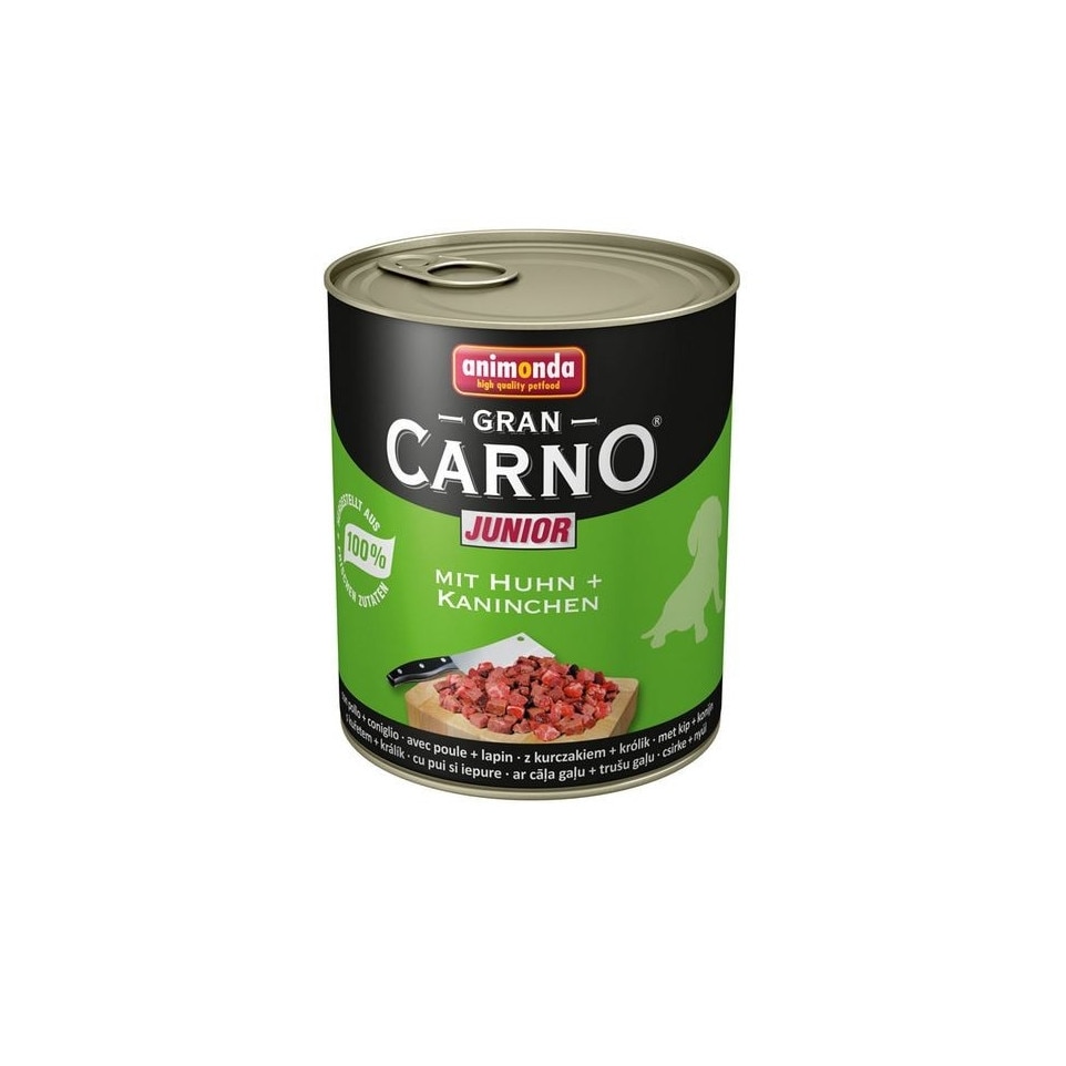 Hrana pentru caini Grancarno Junior Dog Vita Pui 800 gr