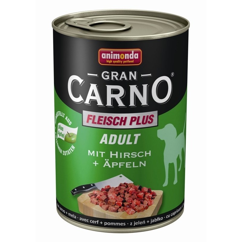 Hrana pentru caini Grancarno Adult Dog Caprioara Mar 400 gr