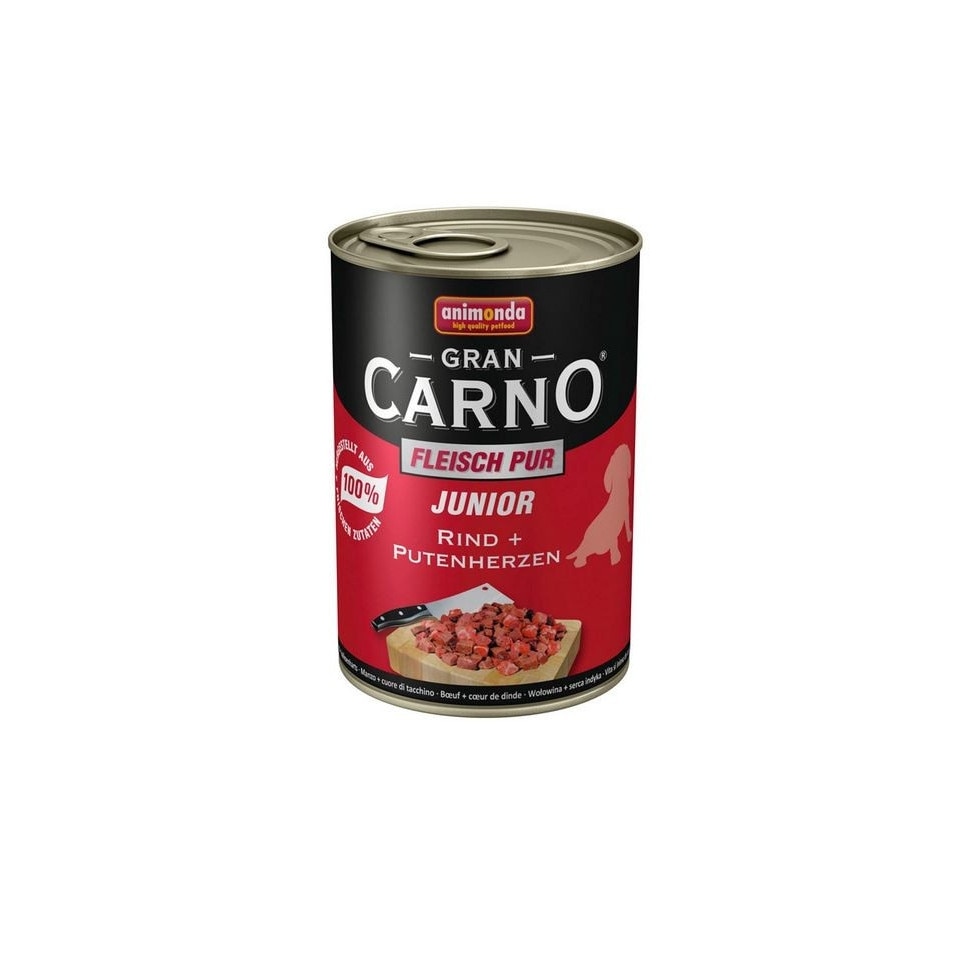 Hrana pentru caini Grancarno Junior Dog G Vita Inima 400 gr