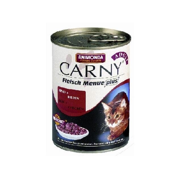 Hrana pentru pisici Carny Cat Adult Vita Pui 400 gr
