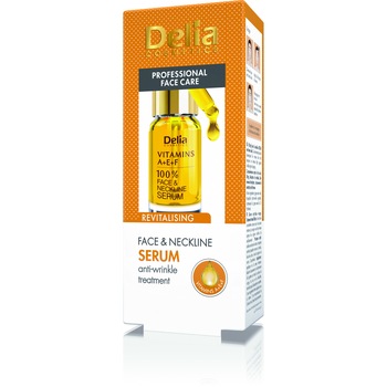 Ser pentru fata si decolteu, cu vitamine A, E, F, Delia Cosmetics, 10ml Ser pentru fata si decolteu, cu vitamine A, E, F, Delia Cosmetics, 10ml