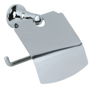 Suport hartie igienica cu capac, crom D1104 Suport hartie igienica cu capac, crom D1104