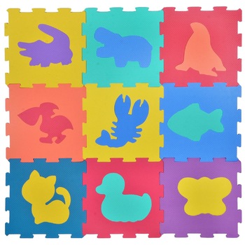 Puzzle iMK®, cu animale, spuma moale Puzzle iMK®, cu animale, spuma moale