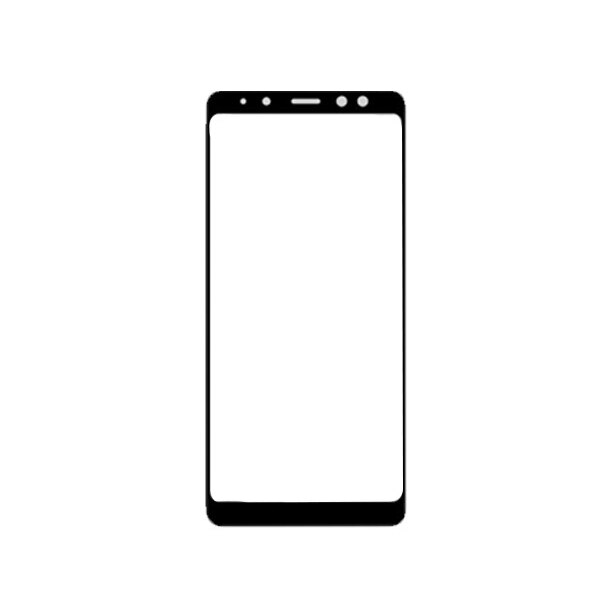 Folie de protectie Samsung Galaxy A8 Plus 2018 Folie sticla securizata 3D Negru, FULL SCREEN,Tempered Glass, Antisoc, Viceversa