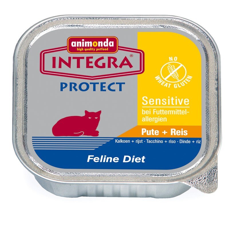 Hrana pentru pisici Integra Protect Sensitive Curcan+Orez 100 gr