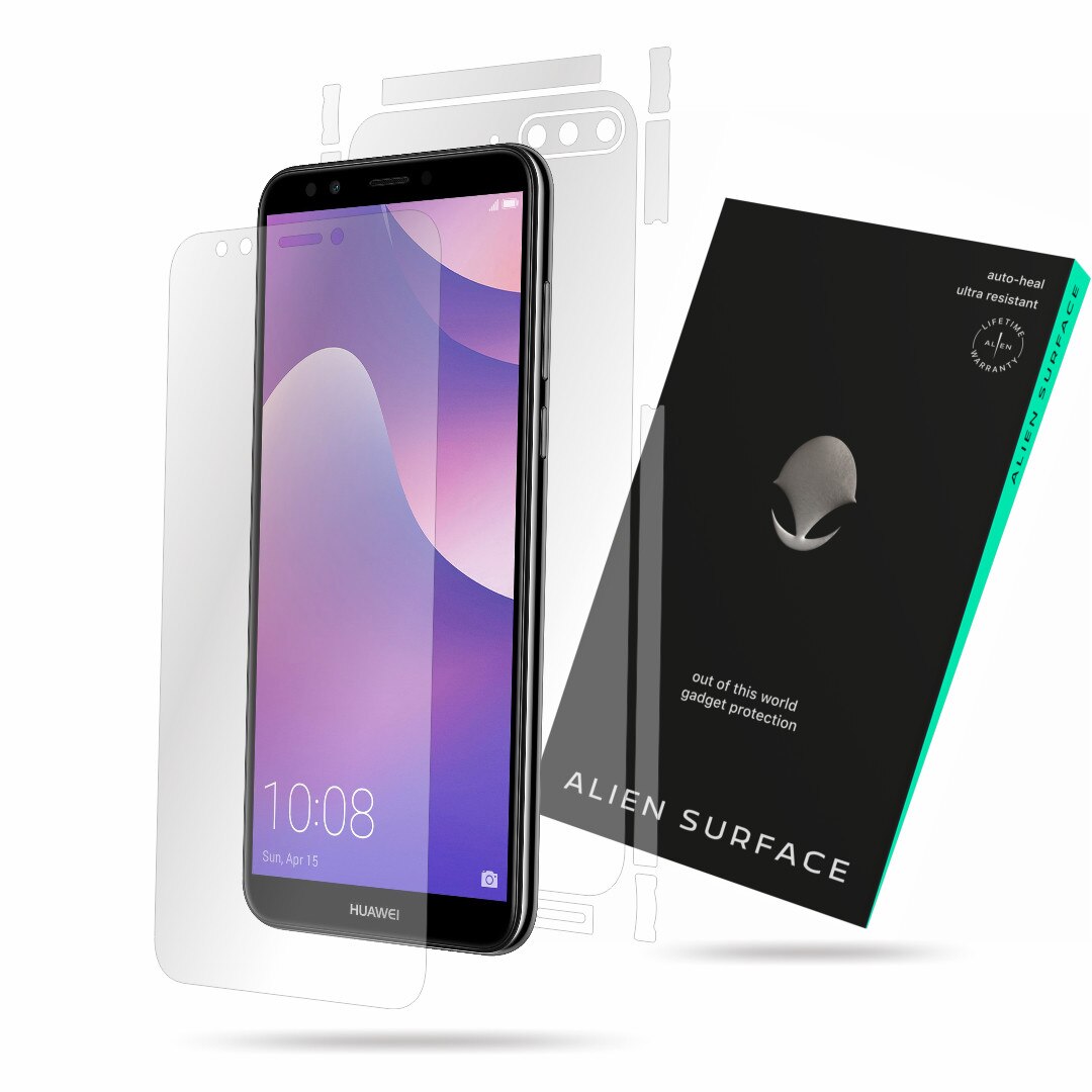 Folie Alien Surface, Huawei Y7 Prime (2018), protectie ecran, spate, laterale