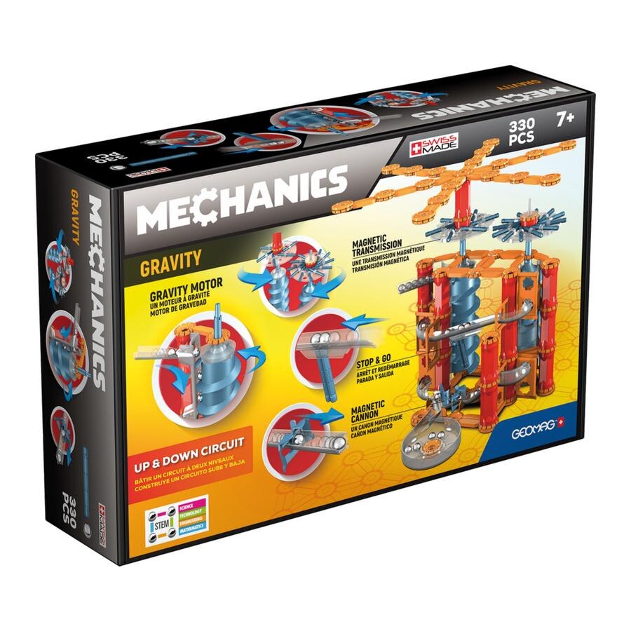 Set de constructie magnetic Geomag Gravity Up & Down 330 piese Mulicolor