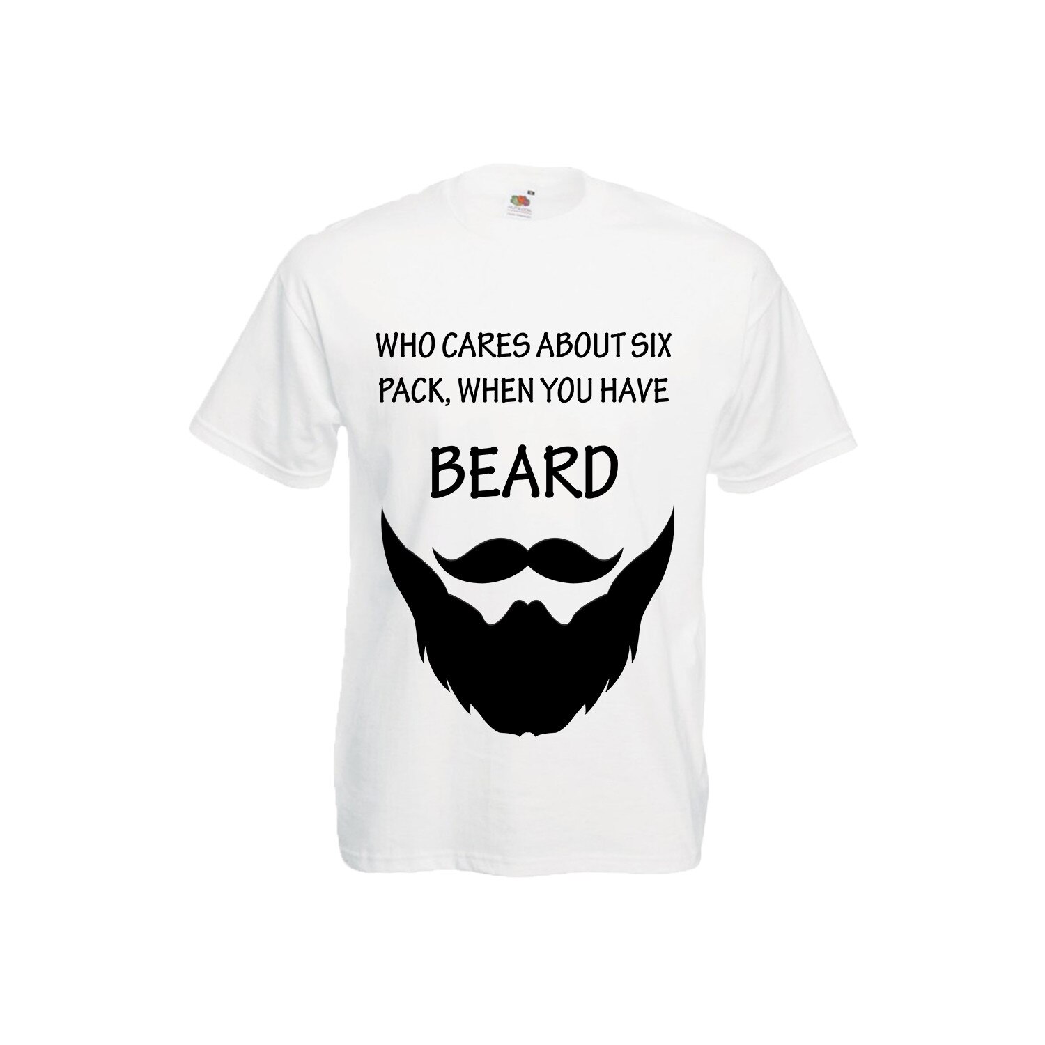 Tricou barbat when you have beard alb L