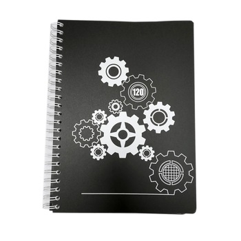 Caiet A4 120 file spirala coperta plastic negru aritmetica Caiet A4 120 file spirala coperta plastic negru aritmetica