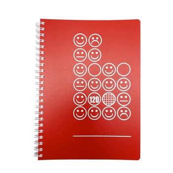 Caiet A4 120 file spirala coperta plastic rosu aritmetica Caiet A4 120 file spirala coperta plastic rosu aritmetica