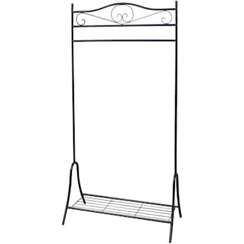 Organizator imbracaminte, vidaXL, Otel, Negru Organizator imbracaminte, vidaXL, Otel, Negru