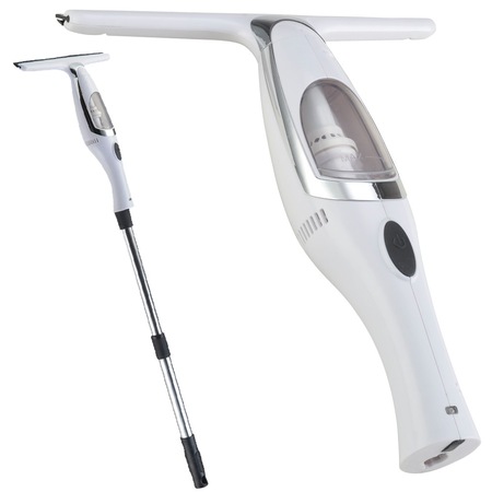 Aspirator geamuri Luna 100+, acumulator, coada extensibila, laveta microfibra