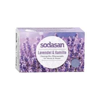 Sapun crema ecologic cu lavanda si musetel 100 g SODASAN Sapun crema ecologic cu lavanda si musetel 100 g SODASAN