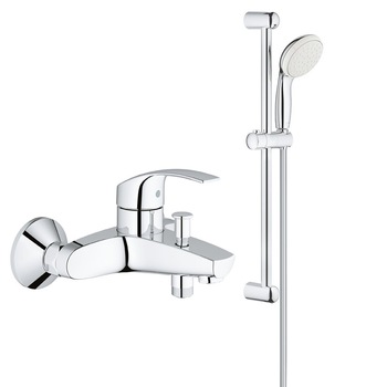 Pachet baterie cada/dus Grohe + set dus cu bara Grohe New Tempesta Mono Pachet baterie cada/dus Grohe + set dus cu bara Grohe New Tempesta Mono
